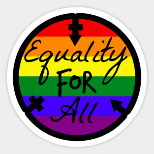 Equality For All LGBTQ+ Sticker